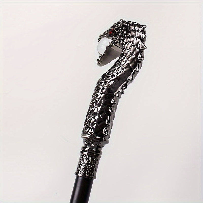 Dragon Head Cane For A Vintage-themed Halloween Party