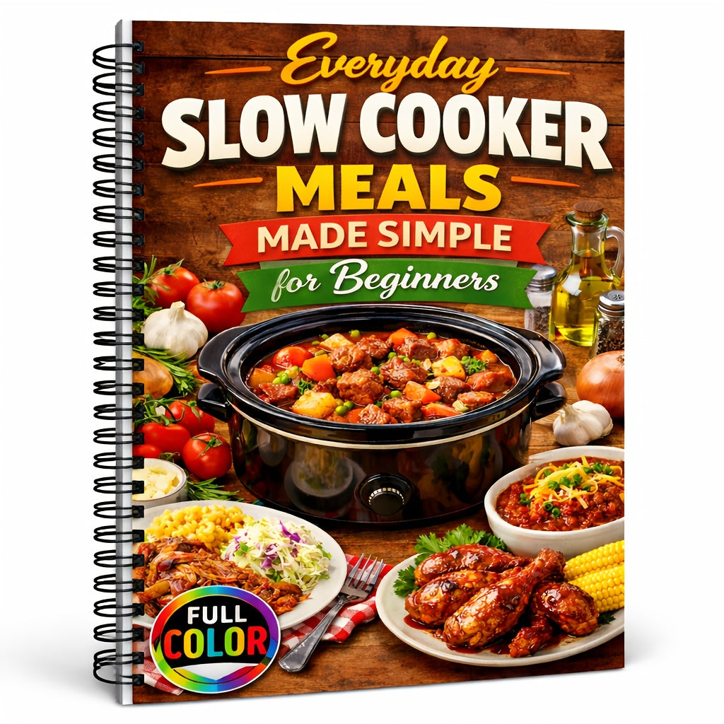 Beginner Slow Cooker Cookbook with Easy, Flavorful Recipes for Everyday Meals