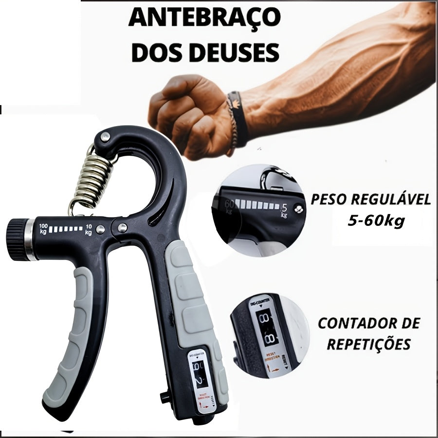 Countable Hand Grip Strengthener, Adjustable Strength 11.02-132.28LB, 22.05-220.46LB Heavy-Duty Hand Gripper for Fitness and Hand Exercise, Wrist Strength, Forearm + Full-Body Muscle Building, Strength Training