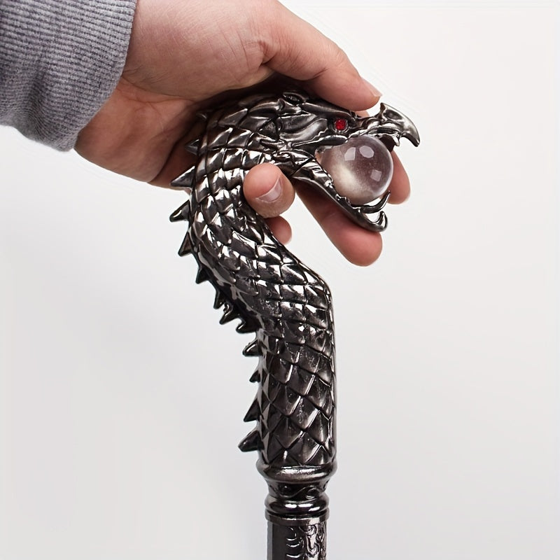 Dragon Head Cane For A Vintage-themed Halloween Party