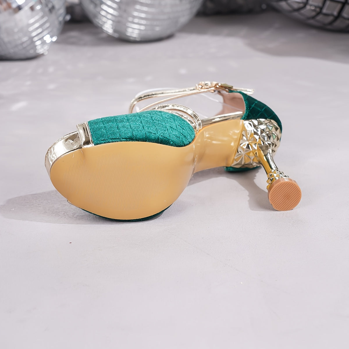 High-heeled Irregular-shaped Platform Shoes, Fashionable, Bright, Versatile, for Events and Parties, High-end Women's Shoes, Women Shoes