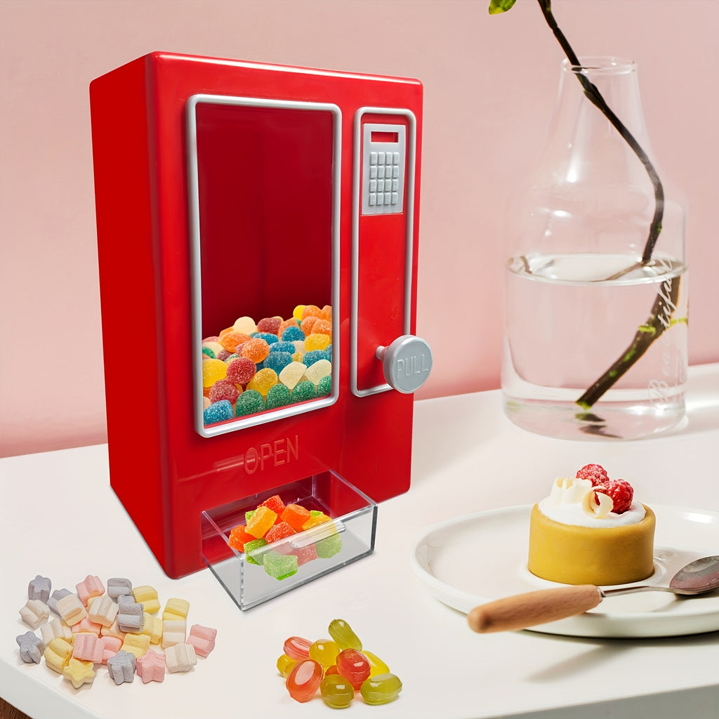 Sweet Treats Mini Vending Machine Candy Vending Machine Retro Sweets Dispenser Gumballs Kids Gift Jelly Beans No Batteries Needed