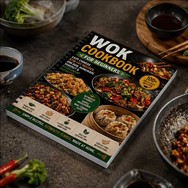 Wok Cookbook for Beginners | Easy Chinese Stir-Fry Recipes, Dim Sum, Homemade Takeout & Restaurant Favorites