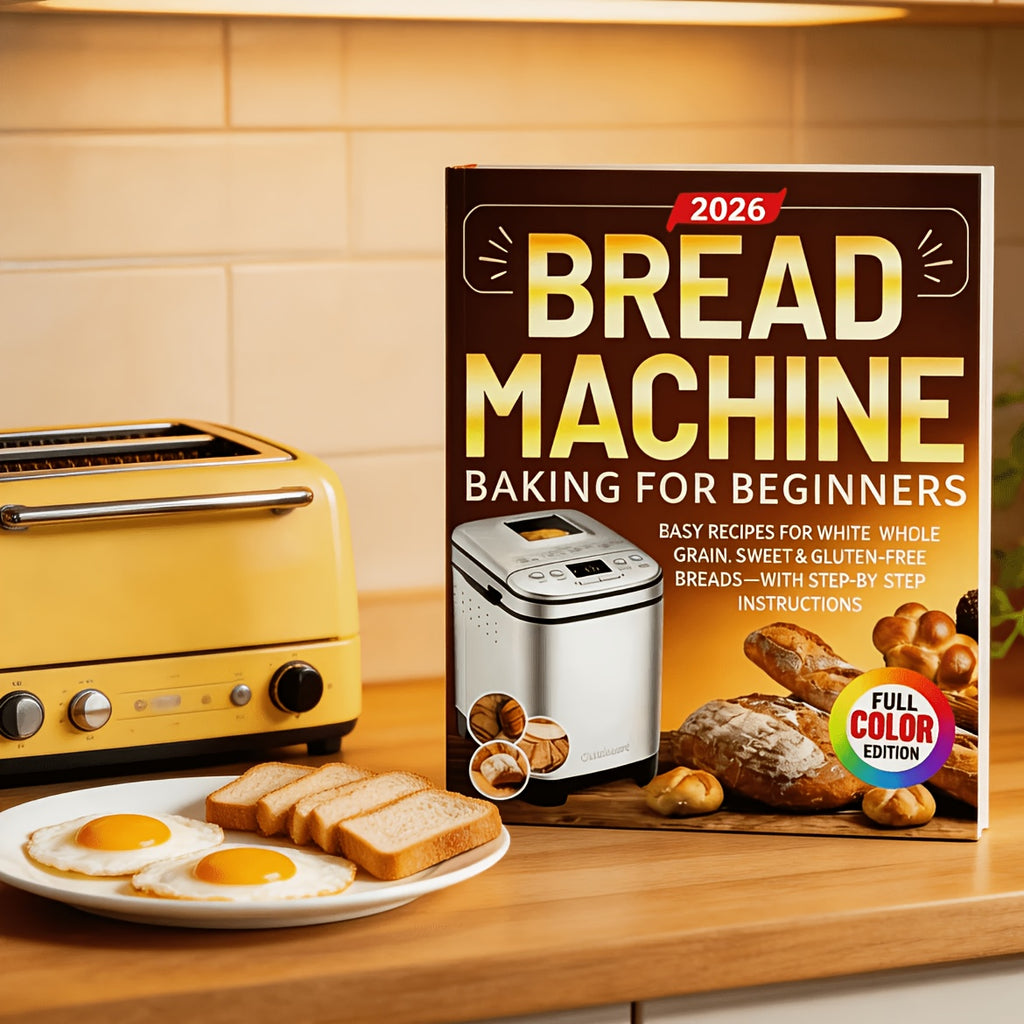 Bread Machine Baking for Beginners: Easy Recipes for White, Whole Grain, Sweet & Gluten-Free Breads—With Step-by-Step Instructions