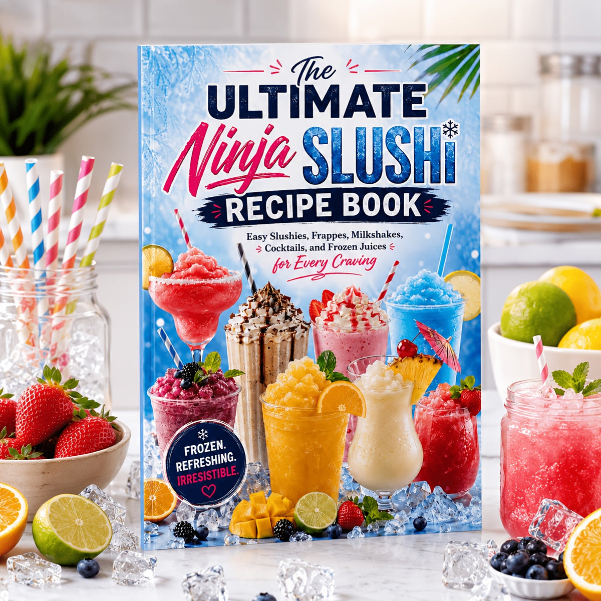 The Ultimate Ninja SLUSHi Recipe Book Easy Slushies, Frappes, Milkshakes, Cocktails, and Frozen Juices for Every Craving