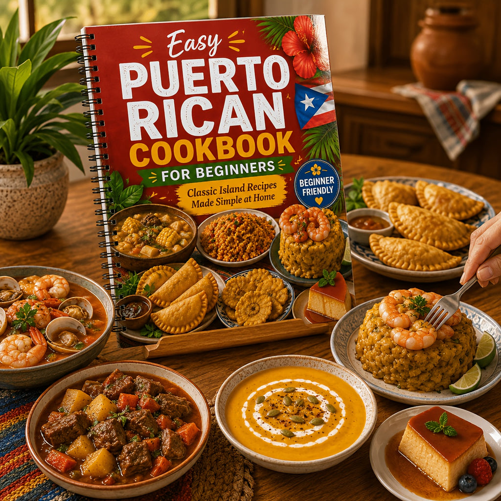 Puerto Rican Cookbook for Beginners, Easy Caribbean Recipes, Classic Island Food Made Simple at Home, Traditional Homemade Meals & Family Favorites