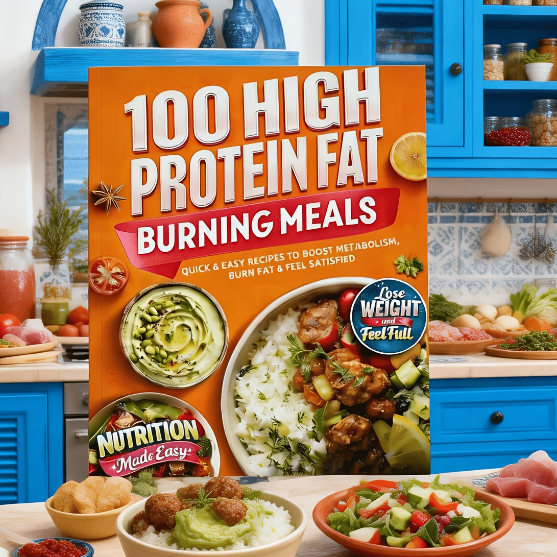 100 High-Protein Fat-Burning Meals: Quick & Easy Recipes to Boost Metabolism, Burn Fat & Feel Satisfied