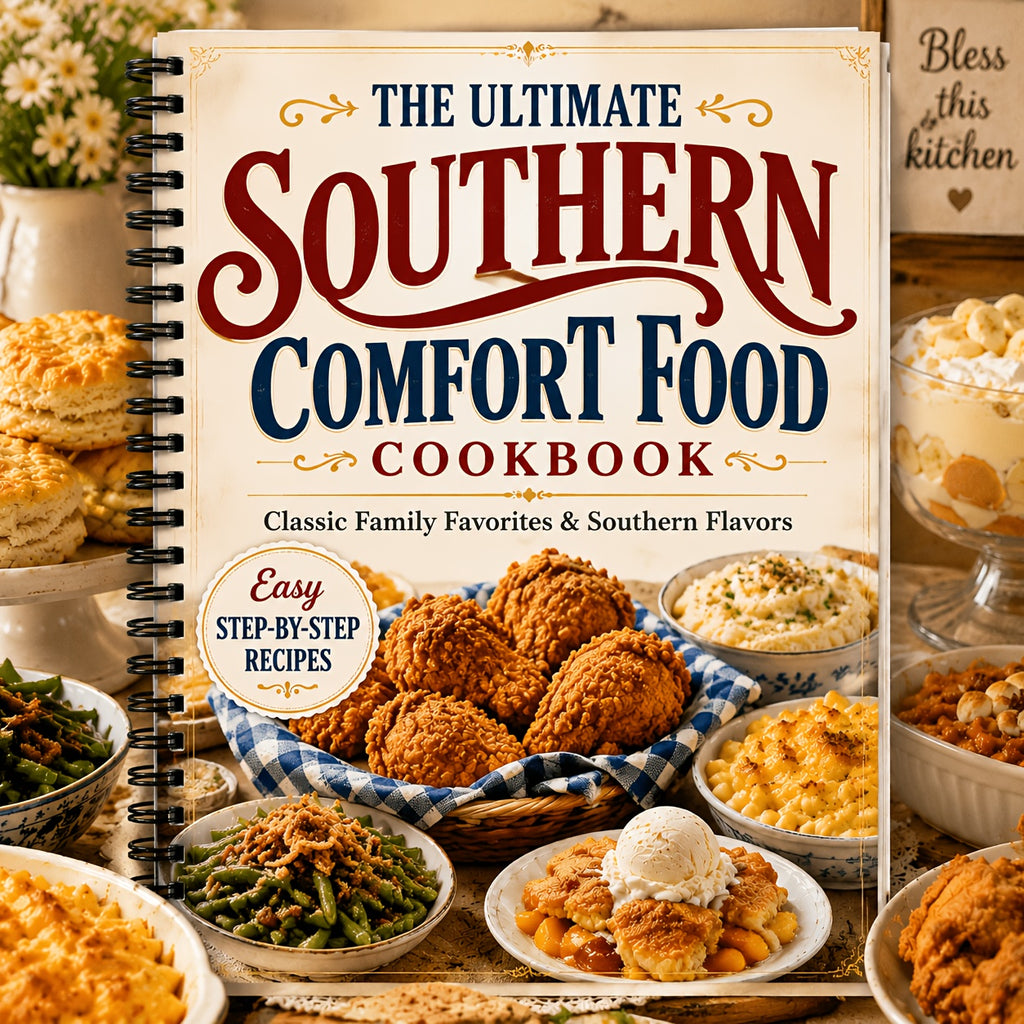 The Ultimate Southern Comfort Food Cookbook - Classic Family Favorites & Southern Flavors, Easy Step-by-Step Recipes for Homemade Family Meals