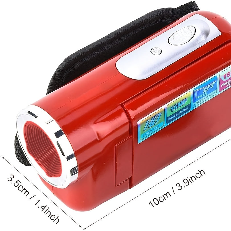 2026 New Model Vlog Camera 16MP Digital Camera DV Video Camcorder, Portable 16X HD Digital Video Camera with 2-inch TFT LCD Screen
