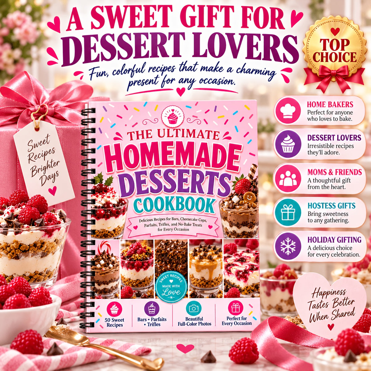 Small-Batch Cakes for Everyday Baking, Crispy Cookie Bars, Simple And Easy-To-Make Recipes for Everyday Snacks, Family Gatherings, And Get-Togethers with Friends
