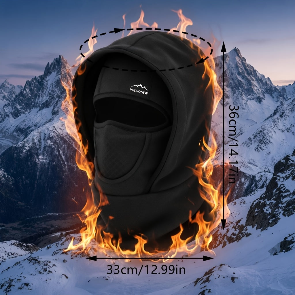 1pc, Men'S Winter Brimless Warm Fleece Hat, Outdoor Sports Windproof Cold Hat