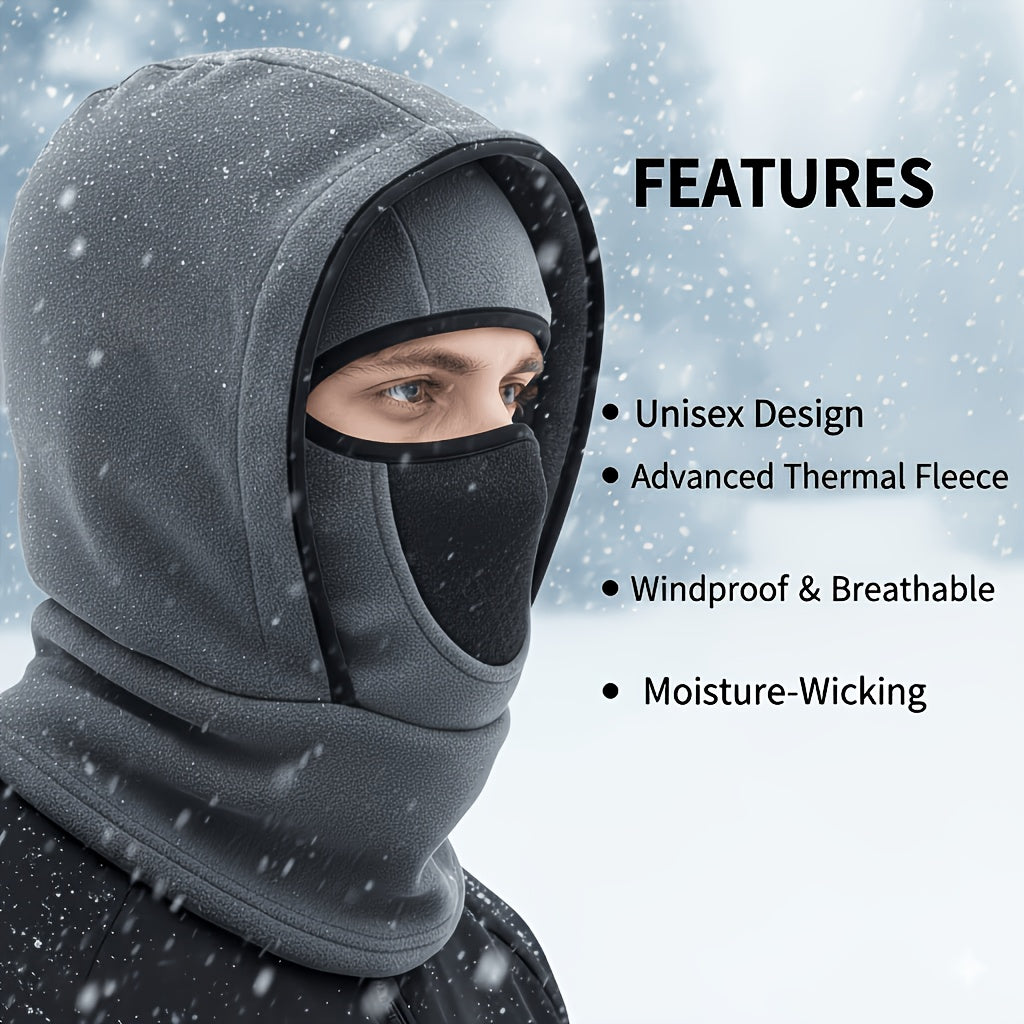 1pc, Men'S Winter Brimless Warm Fleece Hat, Outdoor Sports Windproof Cold Hat