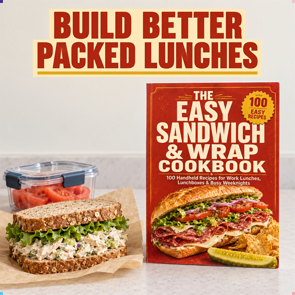 The Easy Sandwich & Wrap Cookbook: 100 Handheld Recipes for Work Lunches, Lunchboxes, and Busy Weeknights