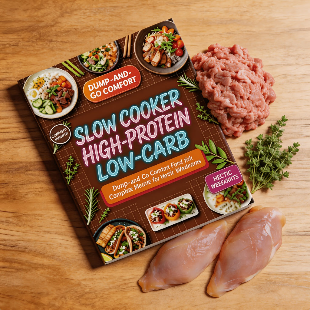 Slow Cooker High-Protein Low-Carb: Dump-and-Go Comfort Food with Complete Macros for Hectic Weeknights