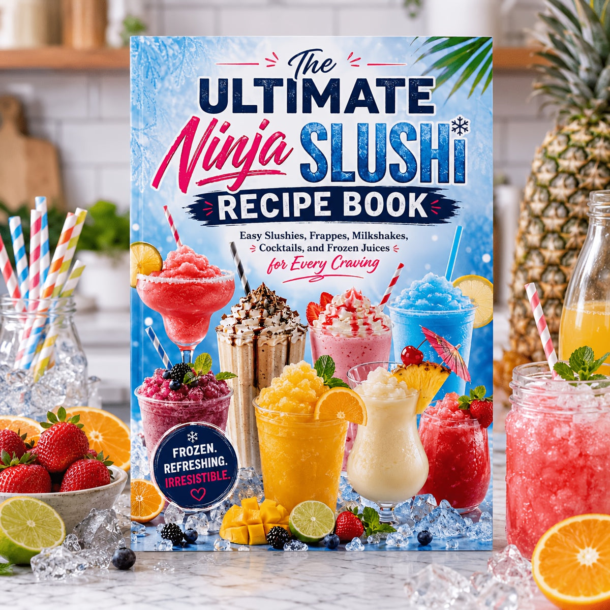 The Ultimate Ninja SLUSHi Recipe Book Easy Slushies, Frappes, Milkshakes, Cocktails, and Frozen Juices for Every Craving