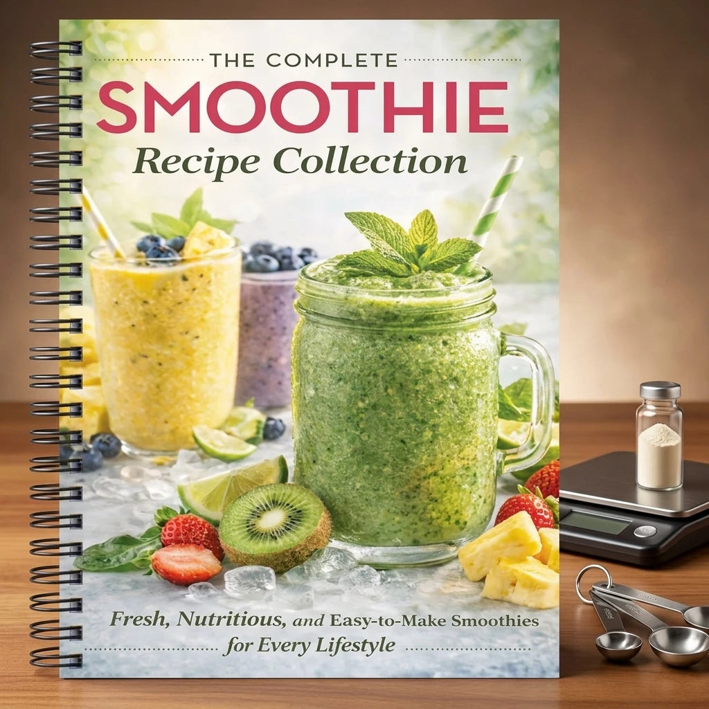 Healthy Smoothie Cookbook Low Sugar High Protein Recipes for Weight Loss Waterproof Coated Diet Guide Fitness Planning