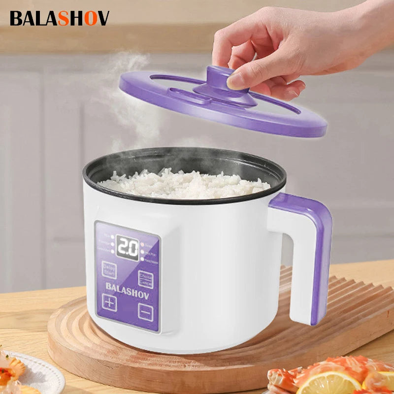 1.7L Electric Rice Cooker Single Double Layer 220V Multi Cooker Non-Stick Smart Mechanical MultiCooker Steamed Rice Pot For Home