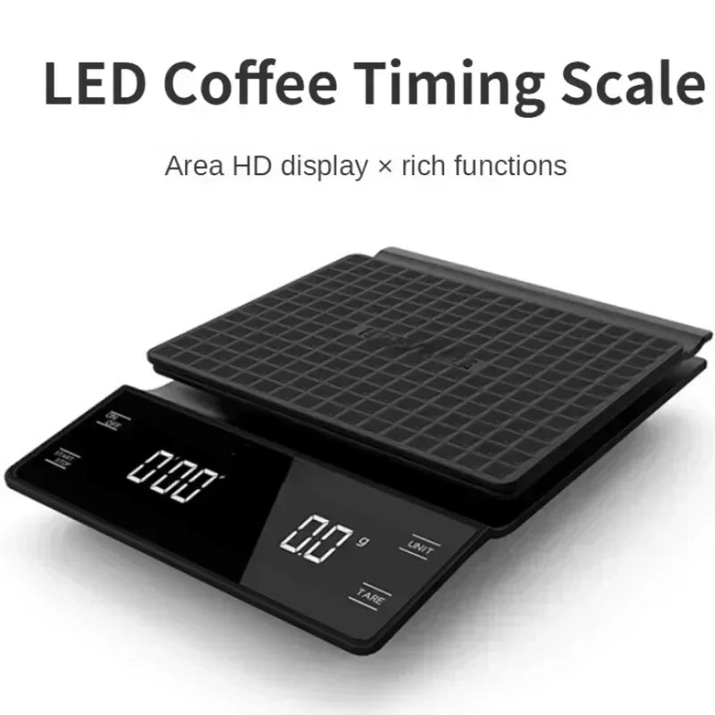 Smart Coffee Kitchen Food with Timer Digital Electronic Scale Mini Home Weighing Scale Balança Digital Portatil  Весы Кухонные