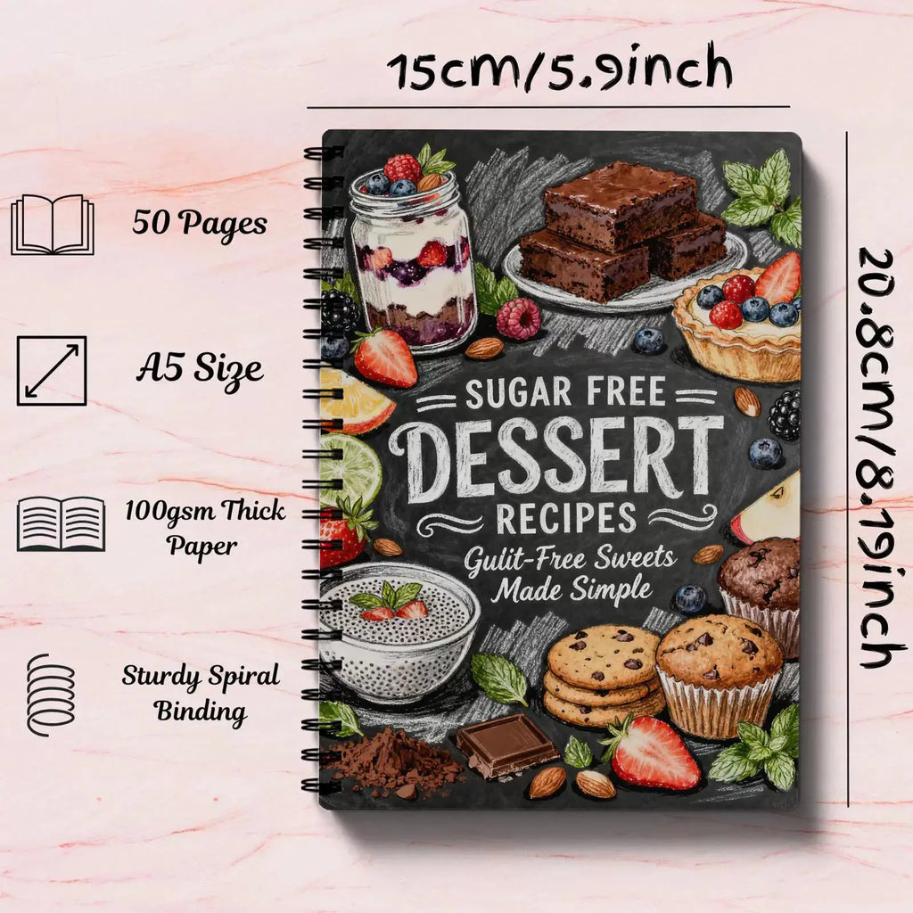 Sugar Free Dessert Recipes Simple Snacks Book for Weight Loss - Delicious Low-Sugar Treats Healthier Eating