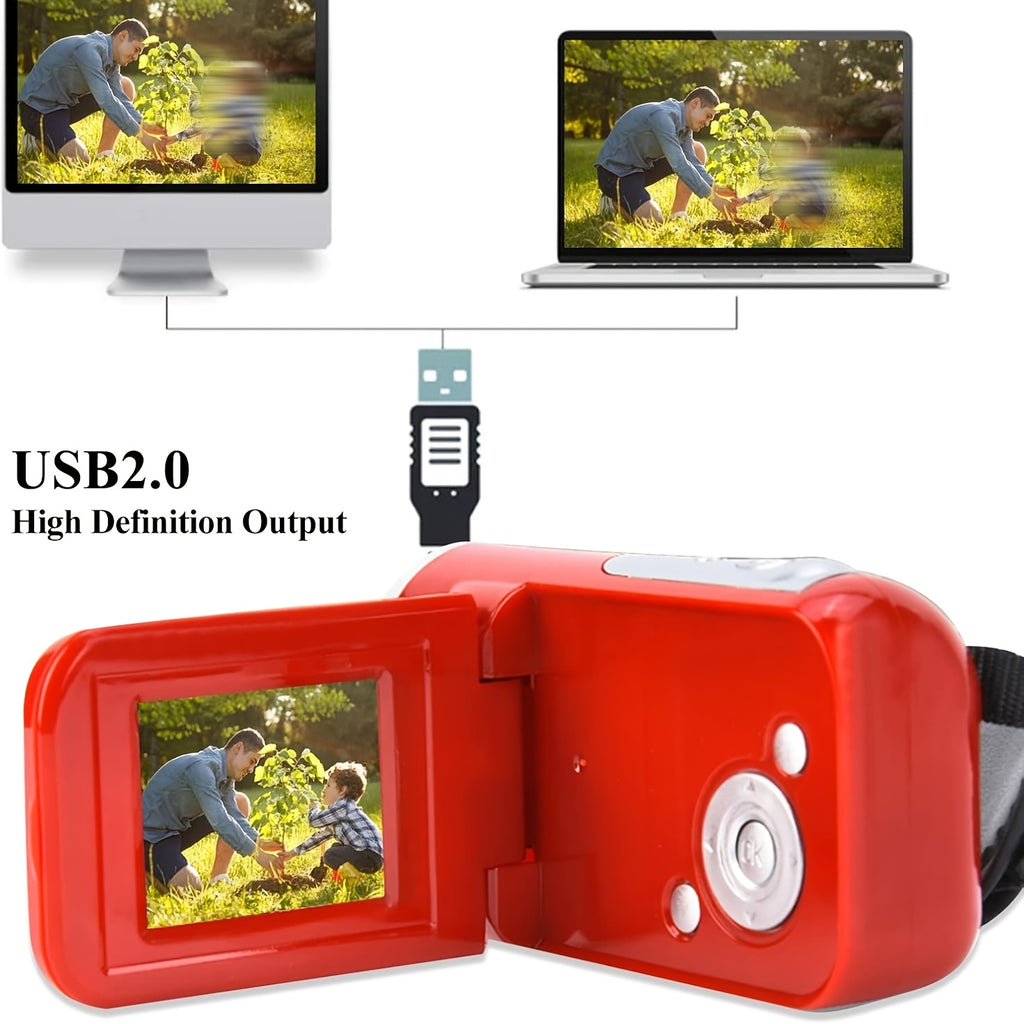 2026 New Model Vlog Camera 16MP Digital Camera DV Video Camcorder, Portable 16X HD Digital Video Camera with 2-inch TFT LCD Screen