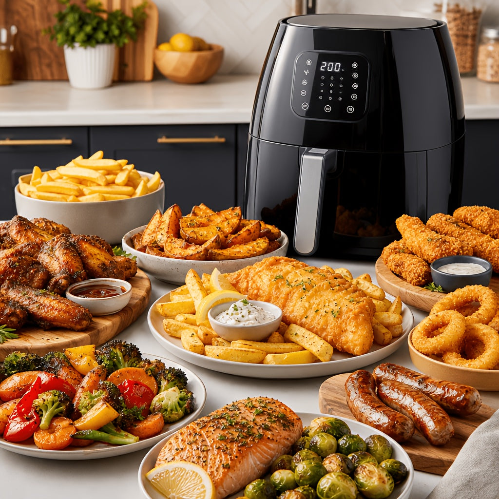 600+ Recipe Air Fryer Cookbook Suitable for Beginners: Crispy Air Fryer Recipes Book with Step--Step Methods, Quick & Meals for Home, Snacks, Family Dinners - Compatible for Air Fryers, Compact Cooking Handbook