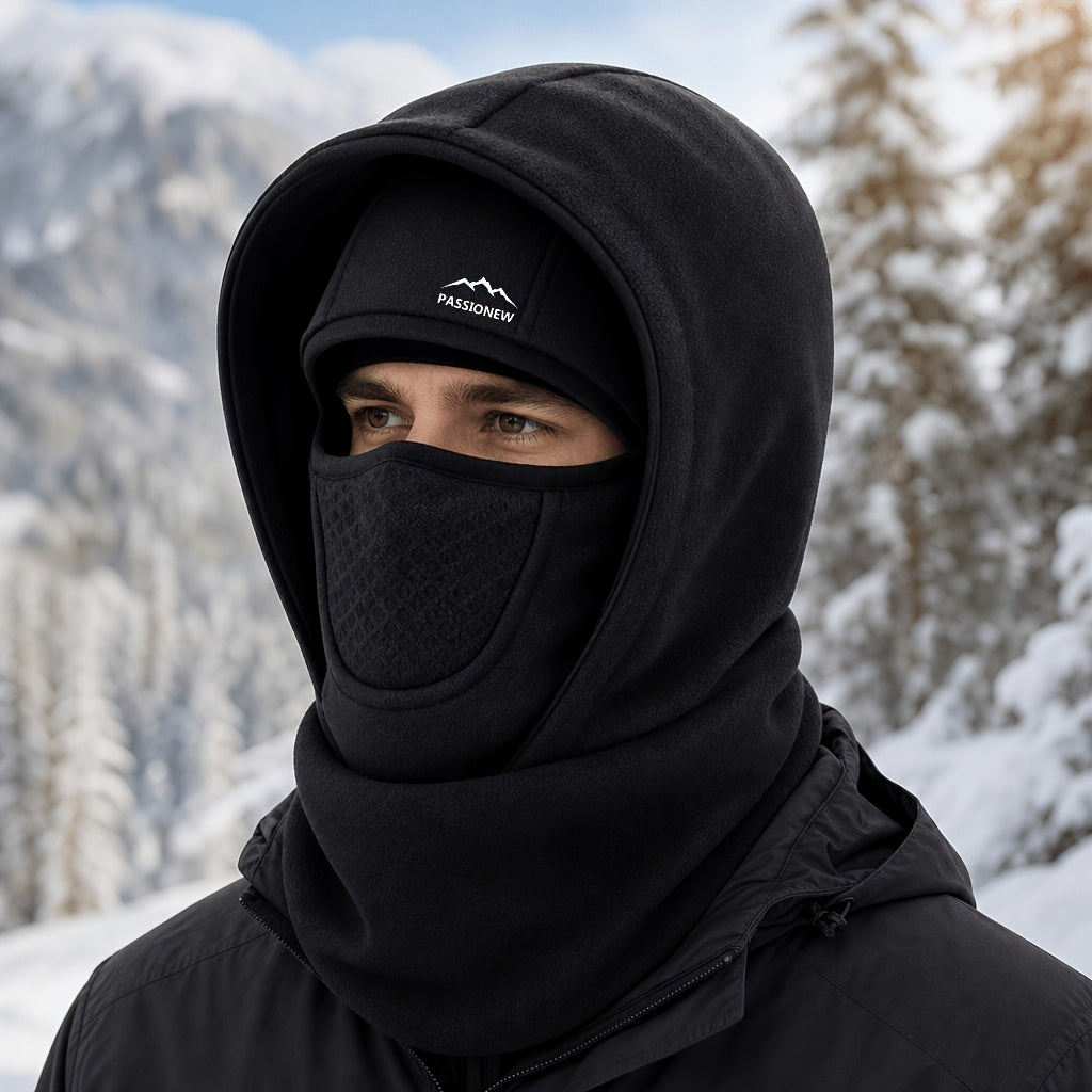 1pc, Men'S Winter Brimless Warm Fleece Hat, Outdoor Sports Windproof Cold Hat