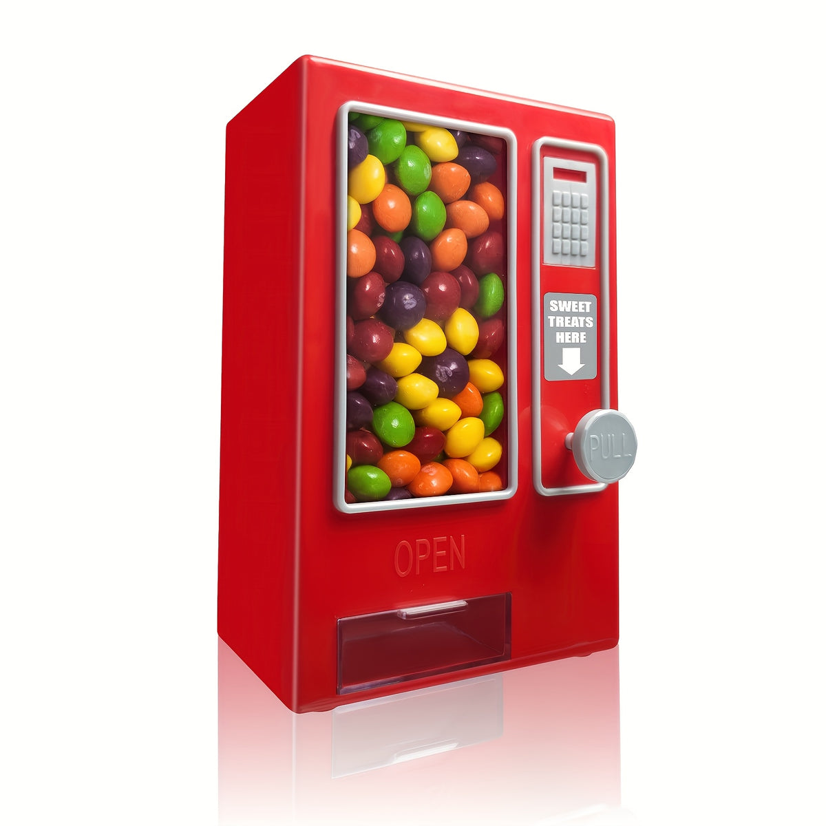 Sweet Treats Mini Vending Machine Candy Vending Machine Retro Sweets Dispenser Gumballs Kids Gift Jelly Beans No Batteries Needed