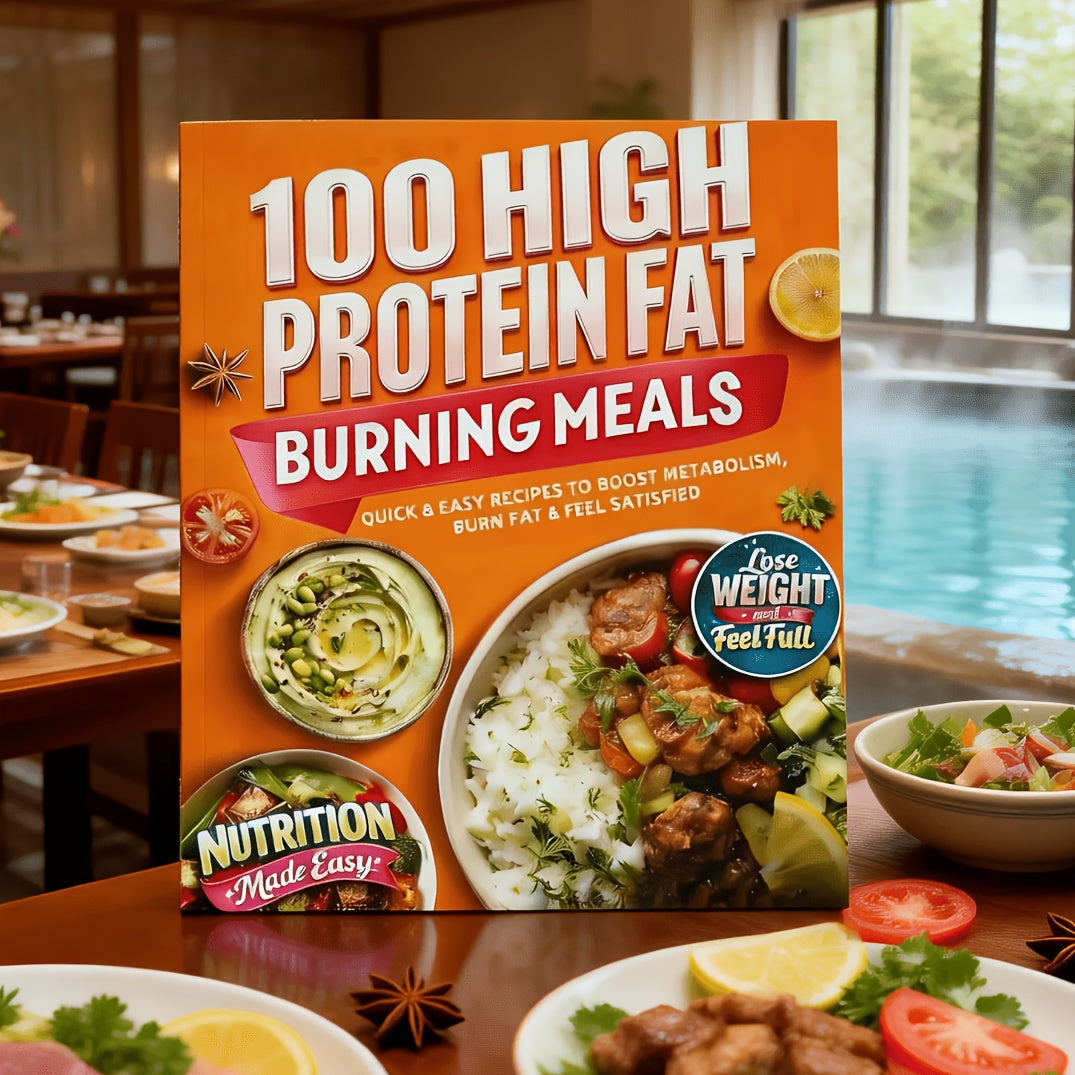 100 High-Protein Fat-Burning Meals: Quick & Easy Recipes to Boost Metabolism, Burn Fat & Feel Satisfied