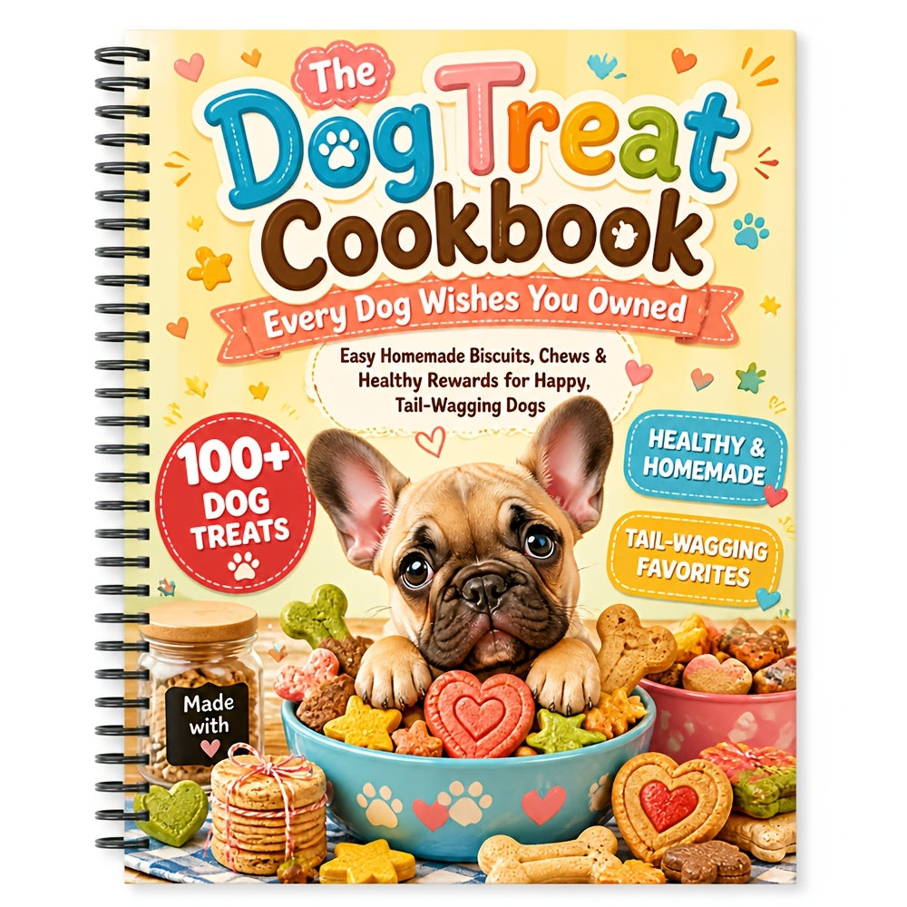 The Dog Treat Cookbook Every Dog Wishes You OwnedEasy Homemade Biscuits, Chews & Healthy Rewards for Happy, Tail-Wagging Dogs