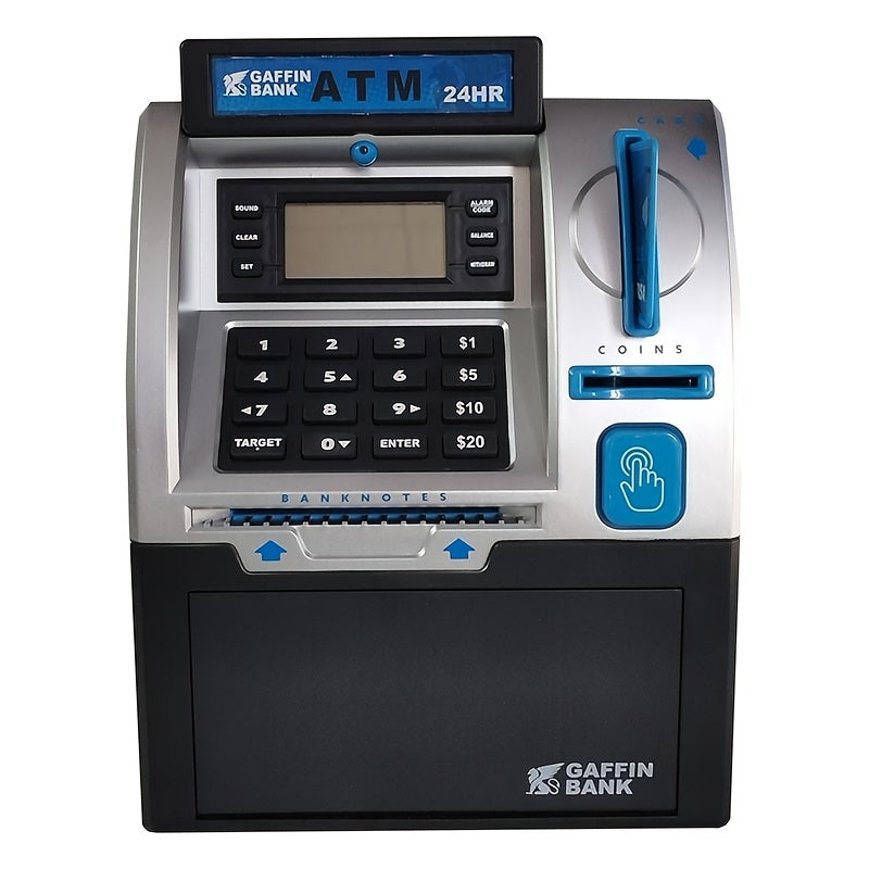 SetElectronic Piggy Bank With Debit Card And Cash Scanning Function--coin And Bill Insertion Slot, Balance Calculator, Digital Password Safe, Combining The Features Of A Savings Security Device And An ATM