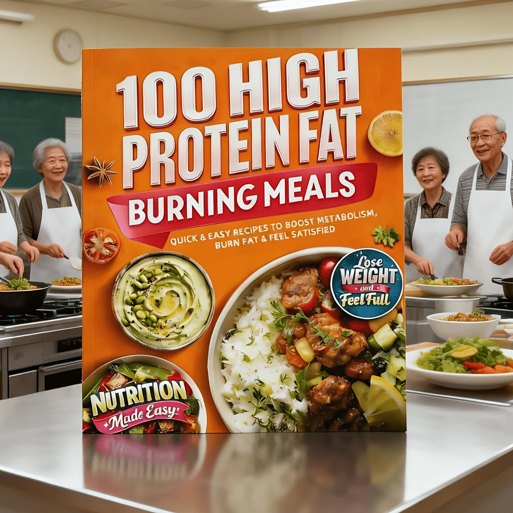 100 High-Protein Fat-Burning Meals: Quick & Easy Recipes to Boost Metabolism, Burn Fat & Feel Satisfied