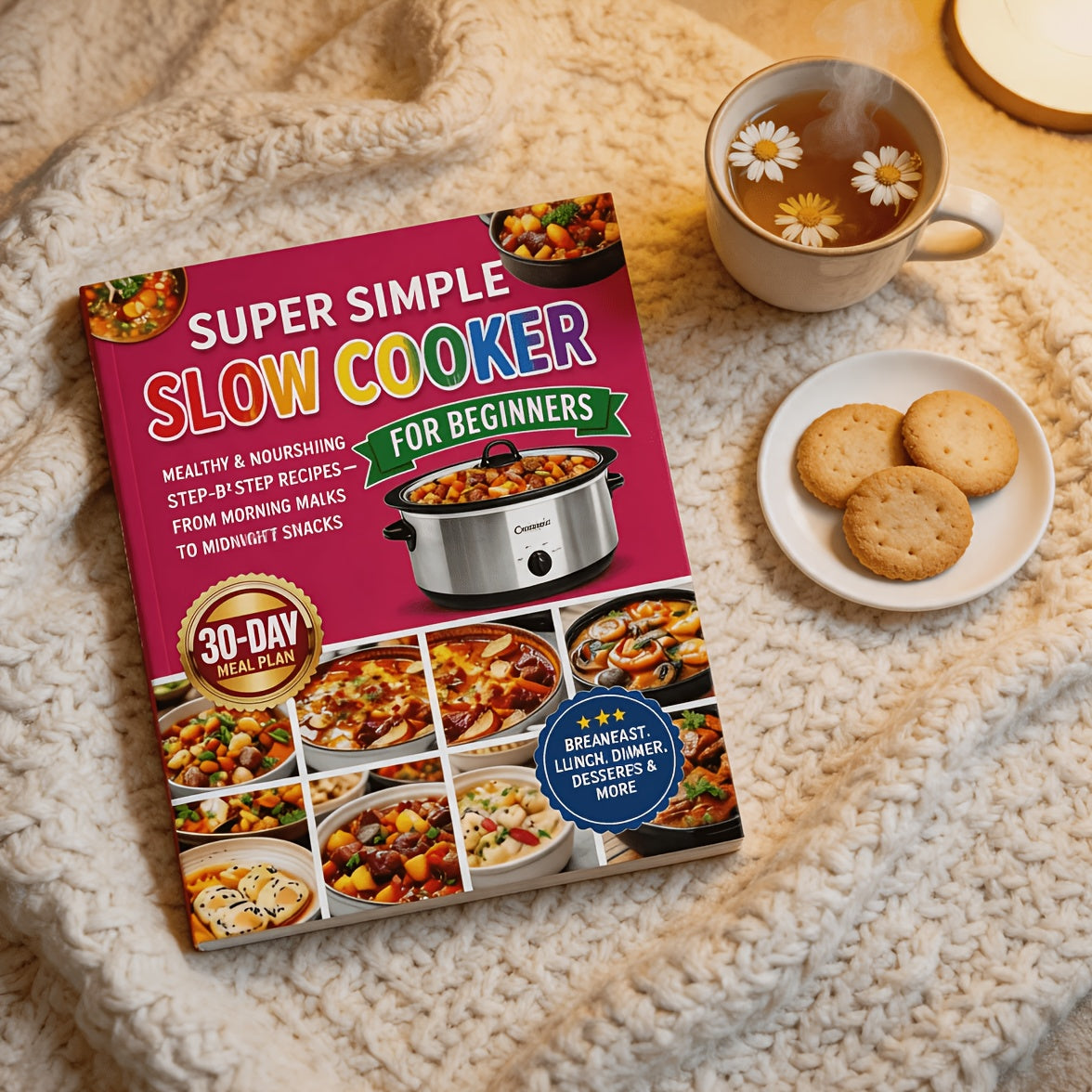 Super Simple Slow Cooker for Beginners: Healthy & Nourishing Step-by-Step Recipes — From Morning Meals to Midnight Snacks (Breakfast, Lunch, Dinner, Desserts & More)