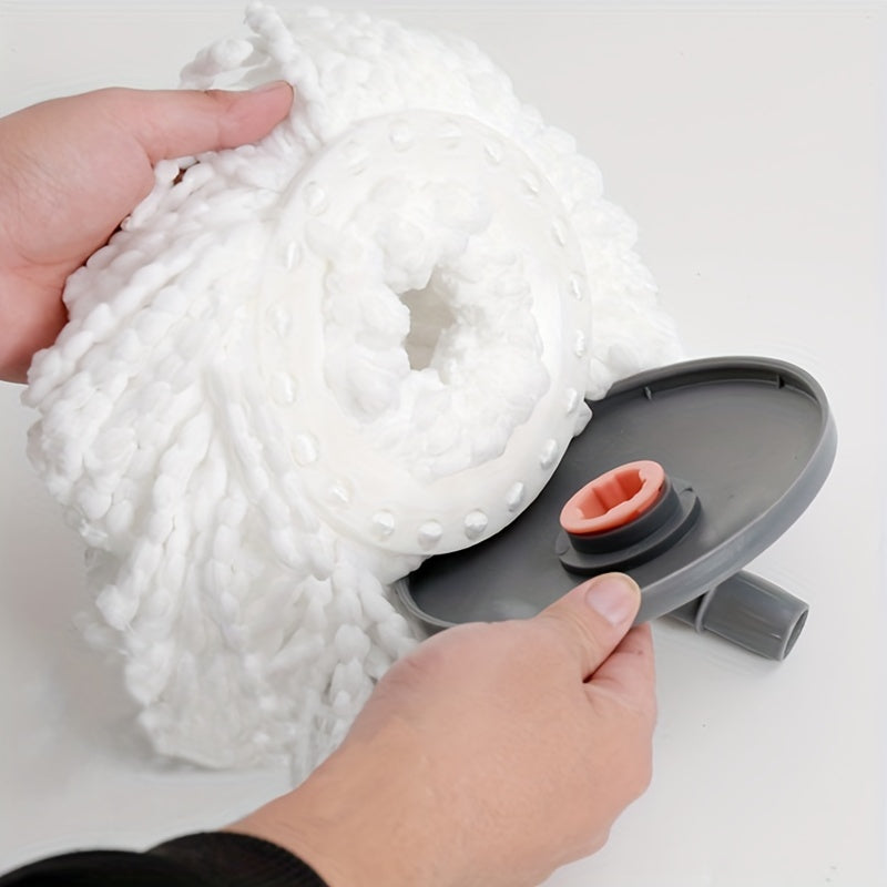 Rotating Mop Head, Rotating Mop Instead of Mop Head, Washable And Durable Mop Head Refill, Wet And Dry Cleaning, Dust Removal Mop Head, Easy Cleaning, Cleaning Supplies, Cleaning Additions, Back-To-School Supplies. Halloween Christmas Deep Cleaning