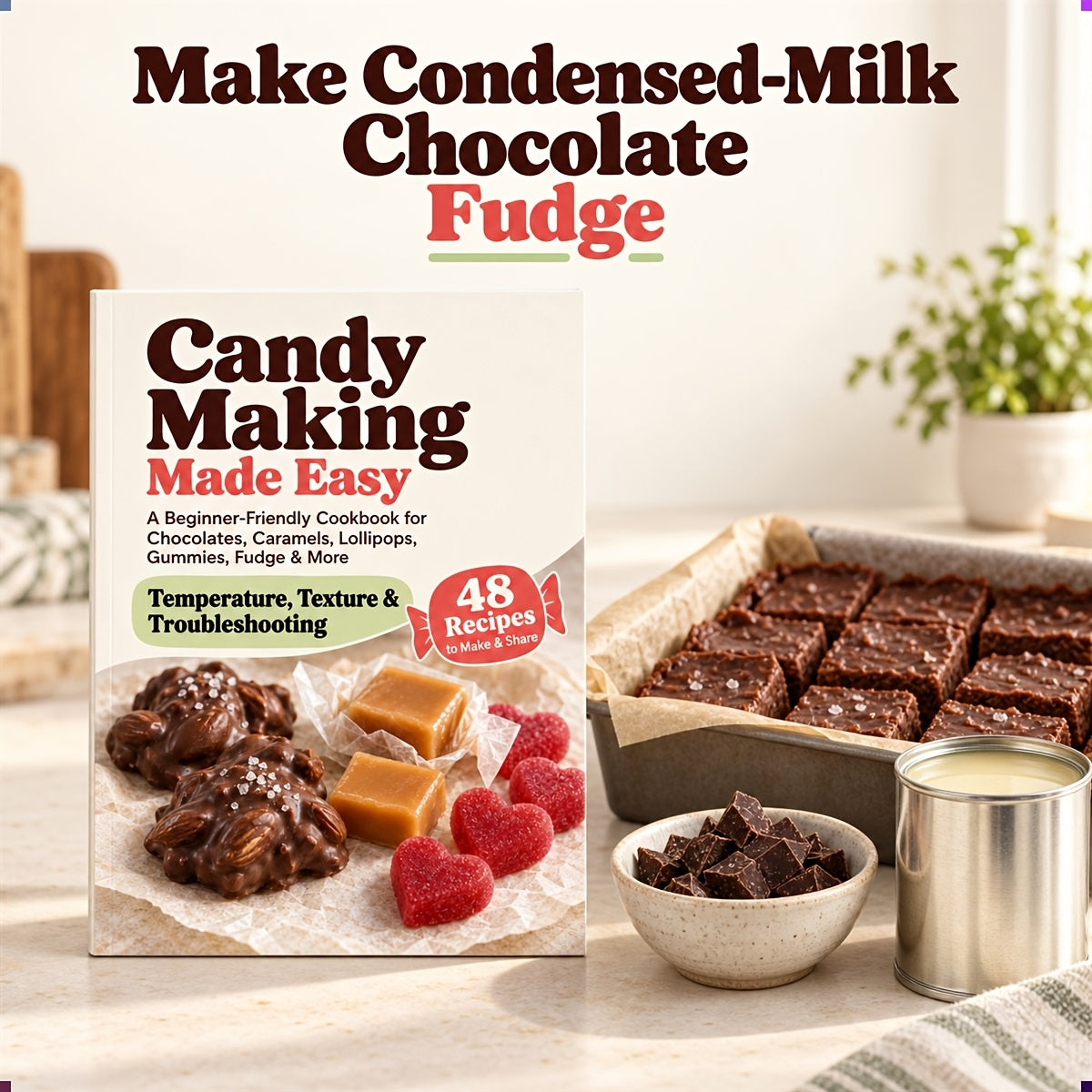Candy Making Made Easy: A Beginner-Friendly Cookbook for Chocolates, Caramels, Lollipops, Gummies, Fudge & More - Homemade Sweets and Confectionery Recipes for the Home Kitchen