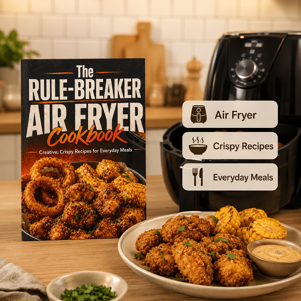 The Rule-Breaker Air Fryer Cookbook Creative, Crispy Recipes for Everyday Meals