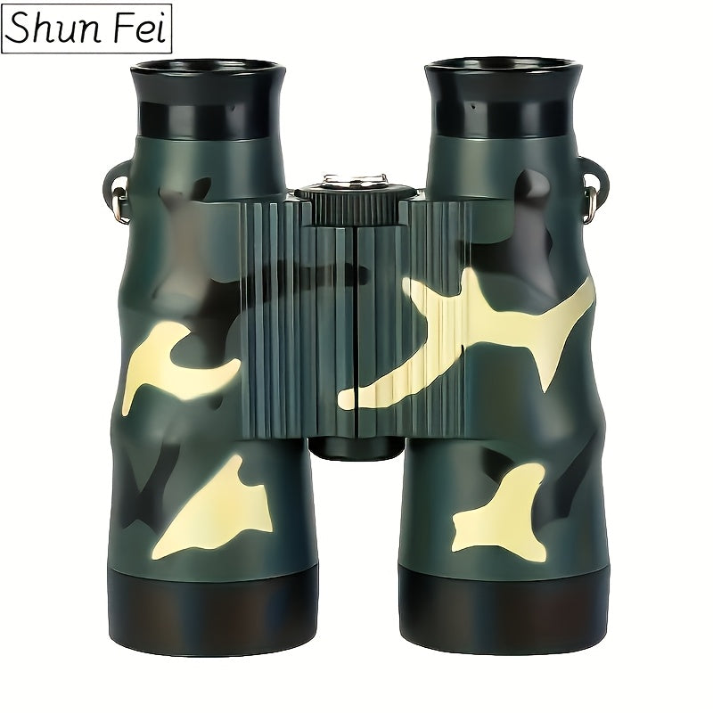 Shun Fei Kids Binoculars, Boys And Girls Binoculars Valentine'S Day Gifts for Kids Toy Binoculars for Bird Watching, Educational Insights, Camping, Science, Detective