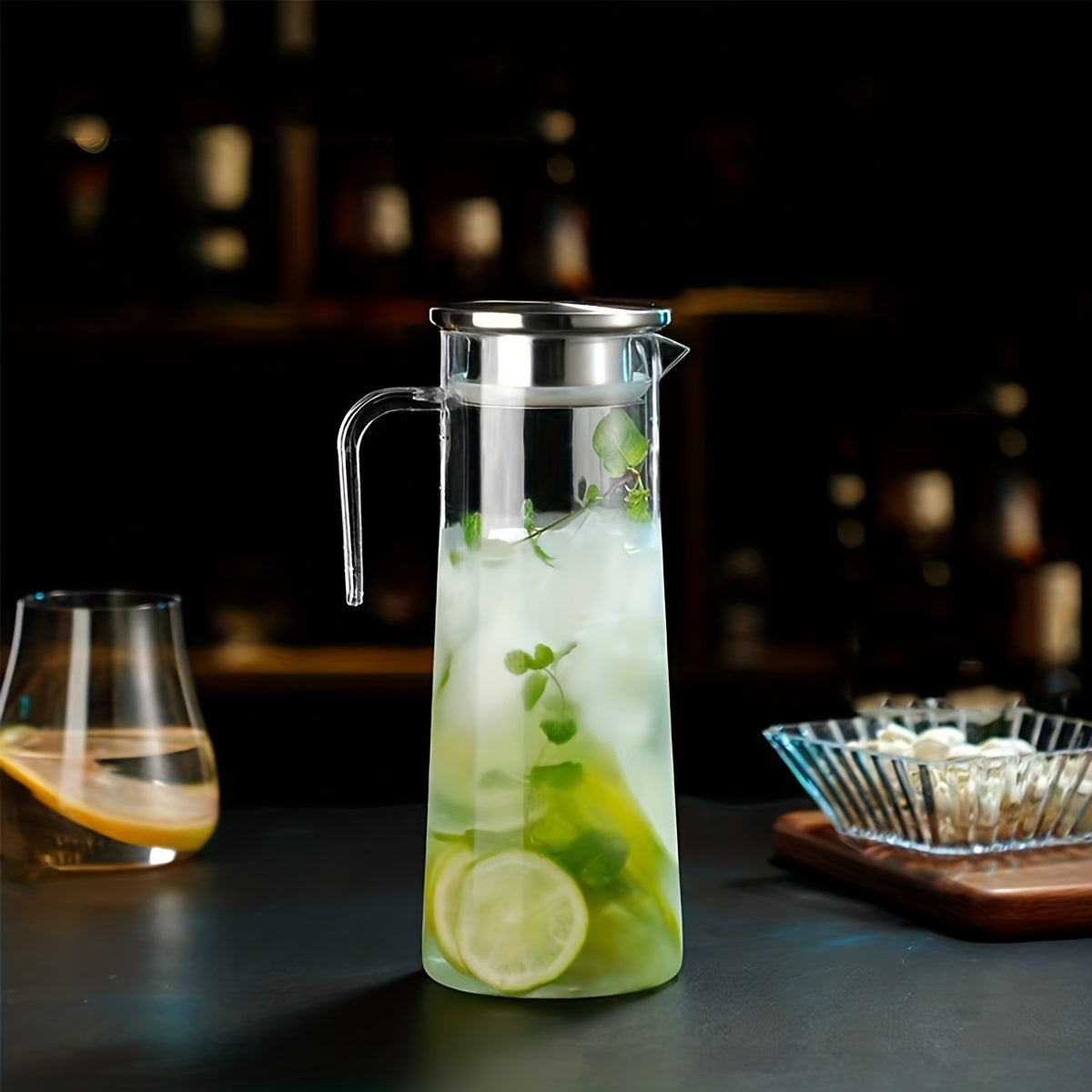 1pc Beverage Chilling Bucket, Cooler Jug, Large Capacity Water Bottle, Party Supplies, Freezer Safe, Suitable for Storing Lemonade, Soda