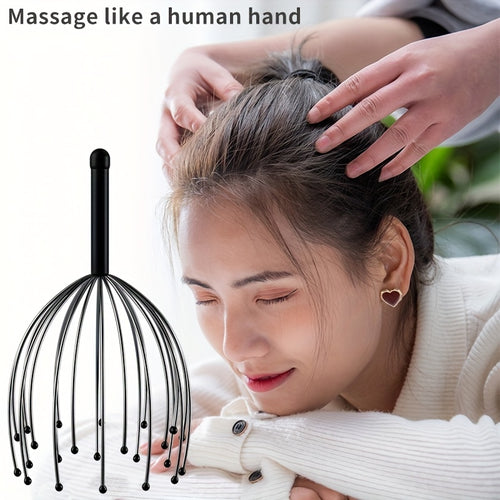 1/2pcs Soul Grabbers with 24 Claws, Human-Like Kneading, Manual Head Massager, Ideal for Home, Office Relaxation, Stimulating Head, Sleep Aid, Convenient to Carry. Perfect Gift for Christmas